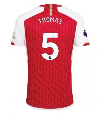 Arsenal Thomas Partey #5 Koszulka Podstawowych 2023-24 Krótki Rękaw